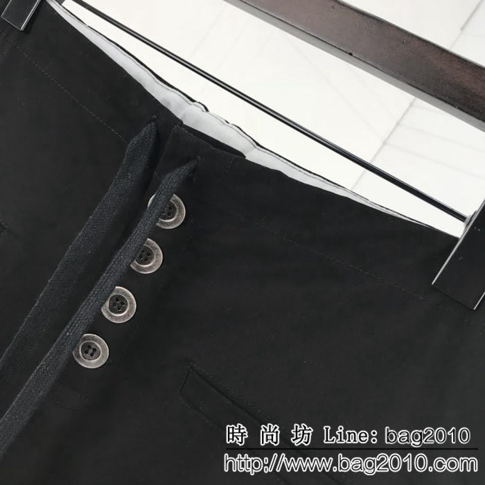 Ro歐文斯 暗黑系列 鋒鎖腿 百搭款小腳褲 男女同款  ydi1500